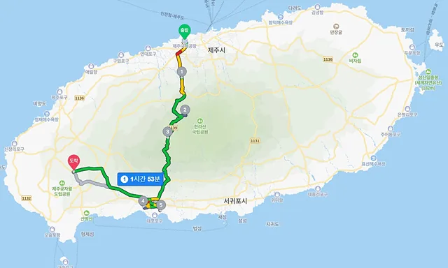 제주 남부 여행 풍경